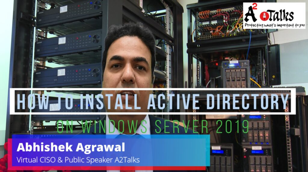 How to install active directory on windows server 2019